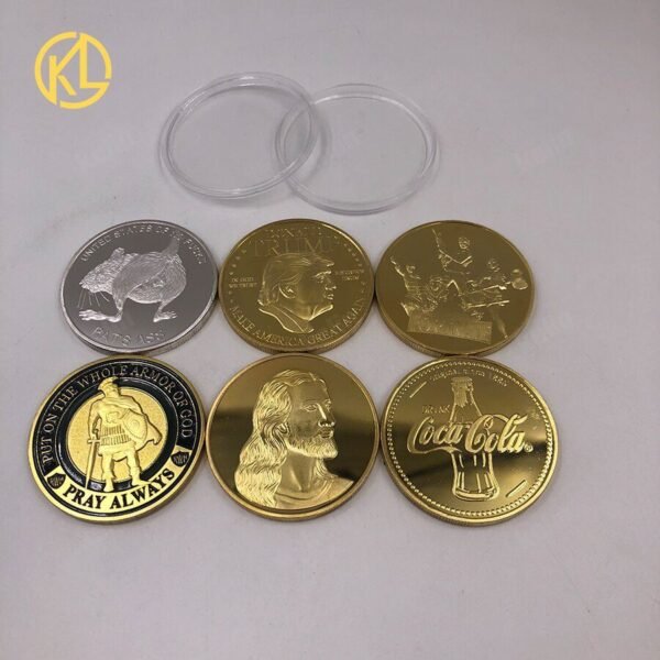 Cryptocurrency Ripple Coin bitcoin Commemorative Round XRP Ripple Crypto Currency Plated Coin Collectible with gift box - Image 6