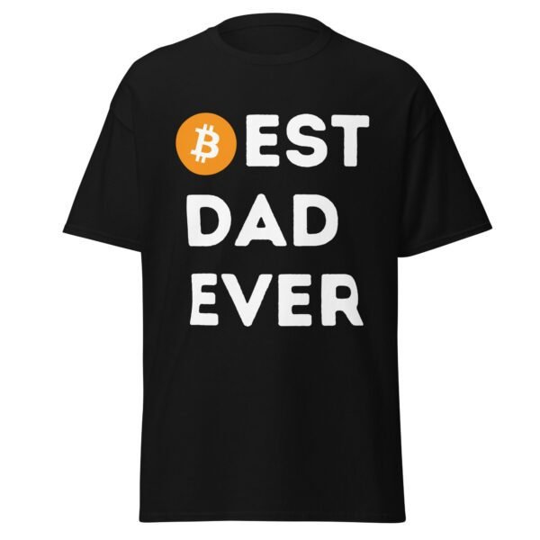 Bitcoin Best Dad Men's classic tee - Image 3