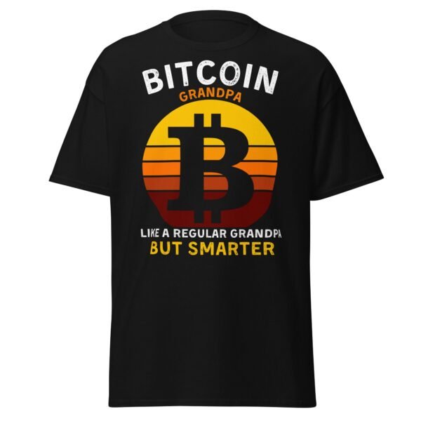 Bitcoin Grandpa Men's classic tee - Image 3