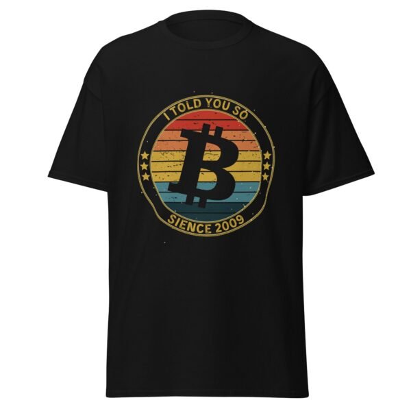 I told you so "Bitcoin" Men's classic tee - Image 3