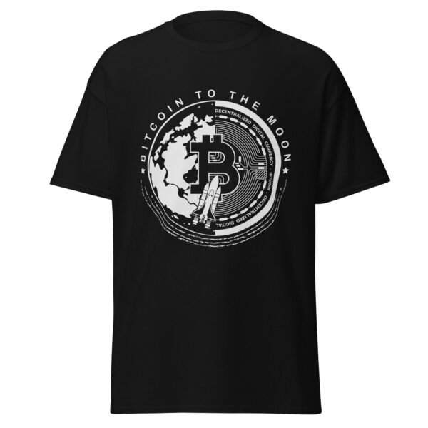 Bitcoin moon Men's classic tee - Image 3