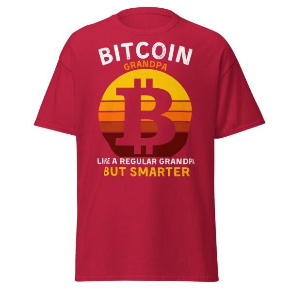 Bitcoin Grandpa Men's classic tee - Image 5