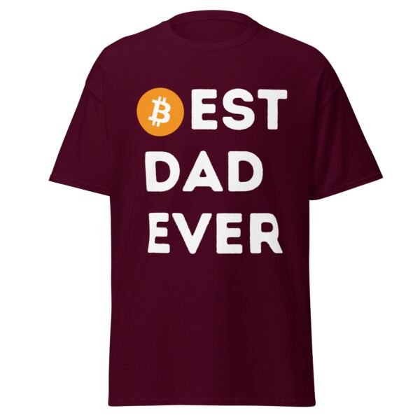 Bitcoin Best Dad Men's classic tee - Image 2