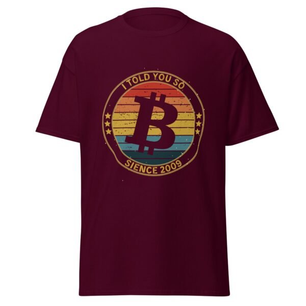 I told you so "Bitcoin" Men's classic tee - Image 2