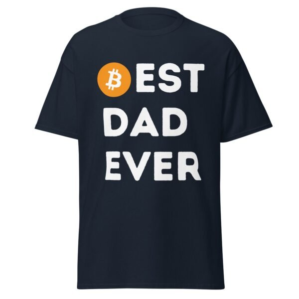 Bitcoin Best Dad Men's classic tee - Image 4