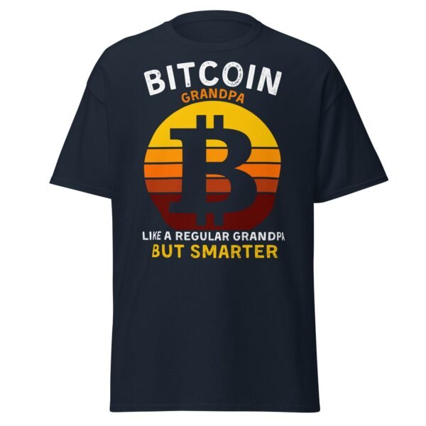 Bitcoin Grandpa Men's classic tee - Image 4