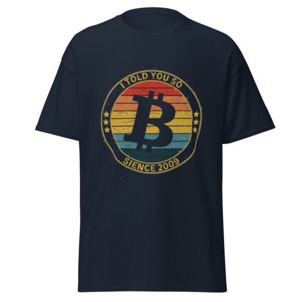 I told you so "Bitcoin" Men's classic tee - Image 4