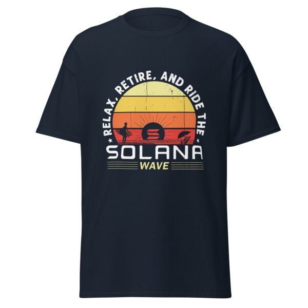 Solana Wave Men's classic tee - Image 4