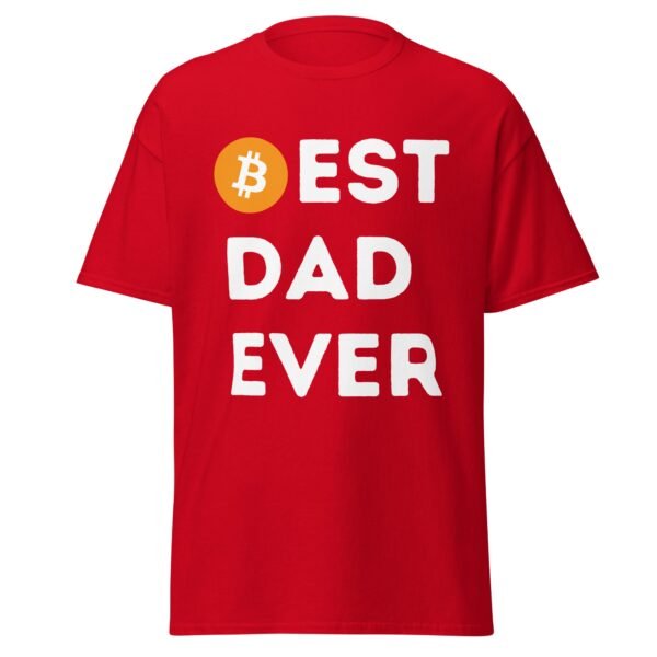 Bitcoin Best Dad Men's classic tee - Image 5