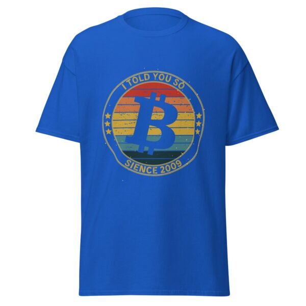 I told you so "Bitcoin" Men's classic tee