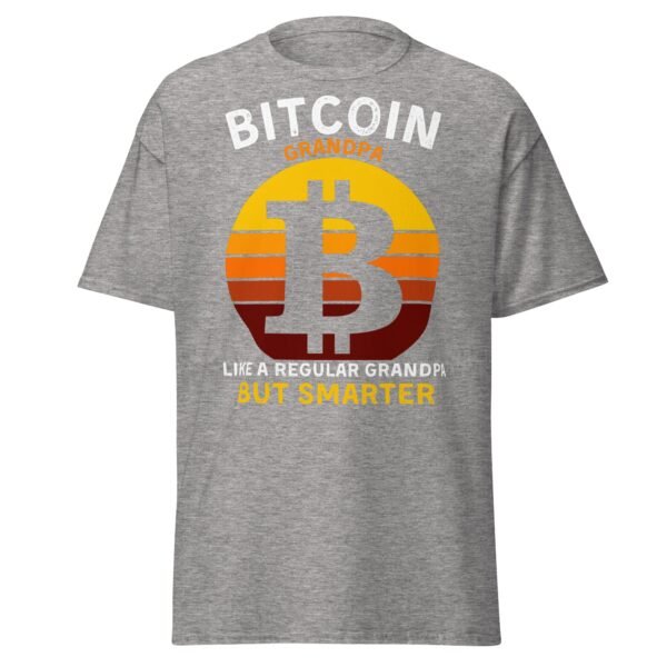 Bitcoin Grandpa Men's classic tee - Image 6