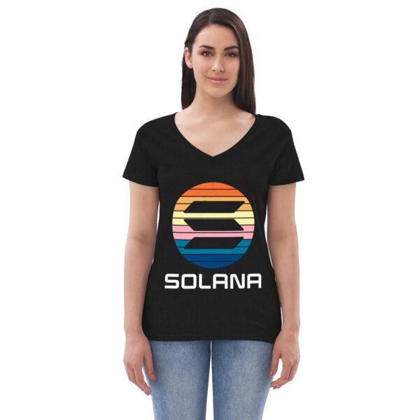 Solana Women’s recycled v-neck t-shirt - Image 2