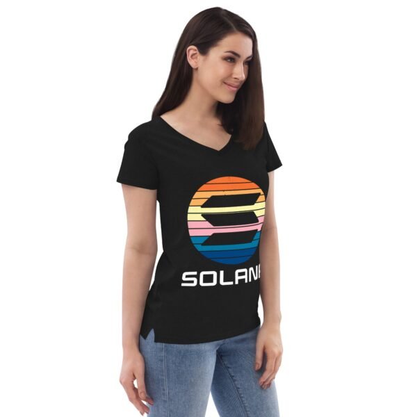 Solana Women’s recycled v-neck t-shirt - Image 4